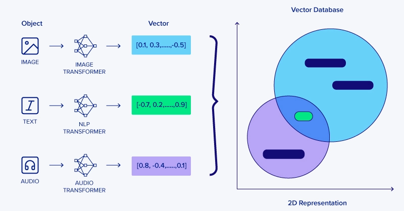 Application of Vector Database in AI Data