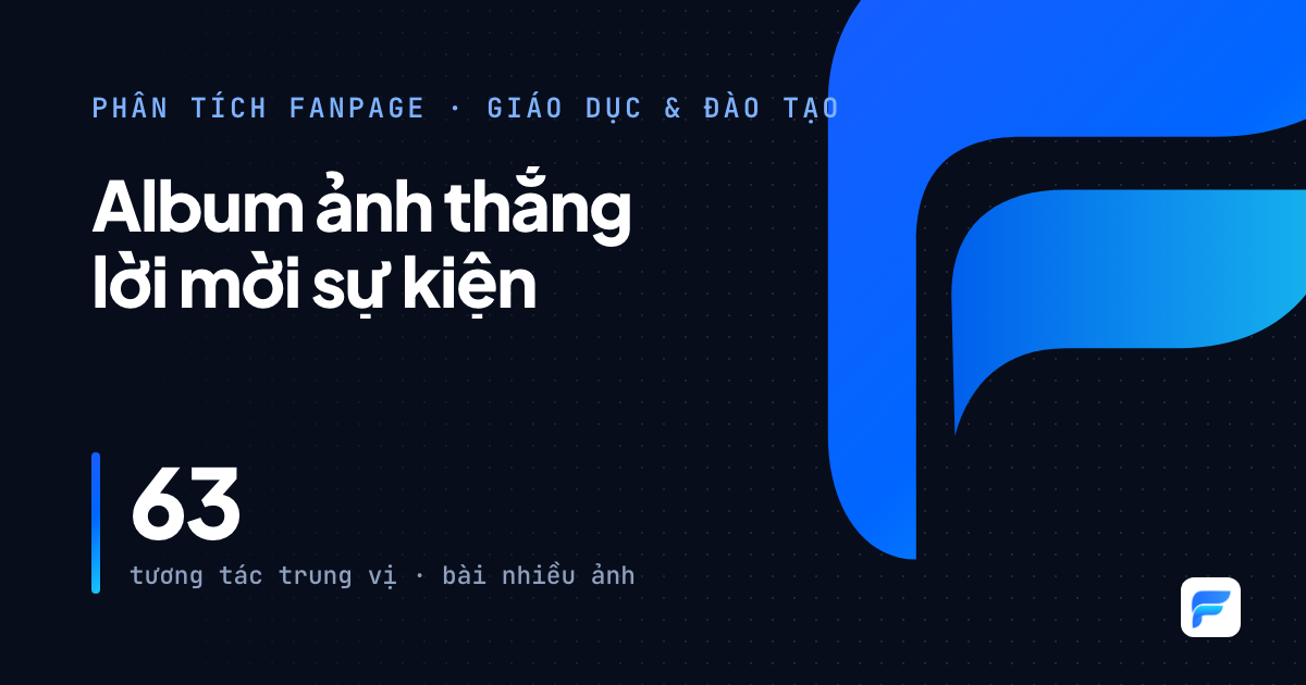 PSO MBA: album ảnh thực tế và bài tự đánh giá năng lực hút tương tác hơn lời mời sự kiện