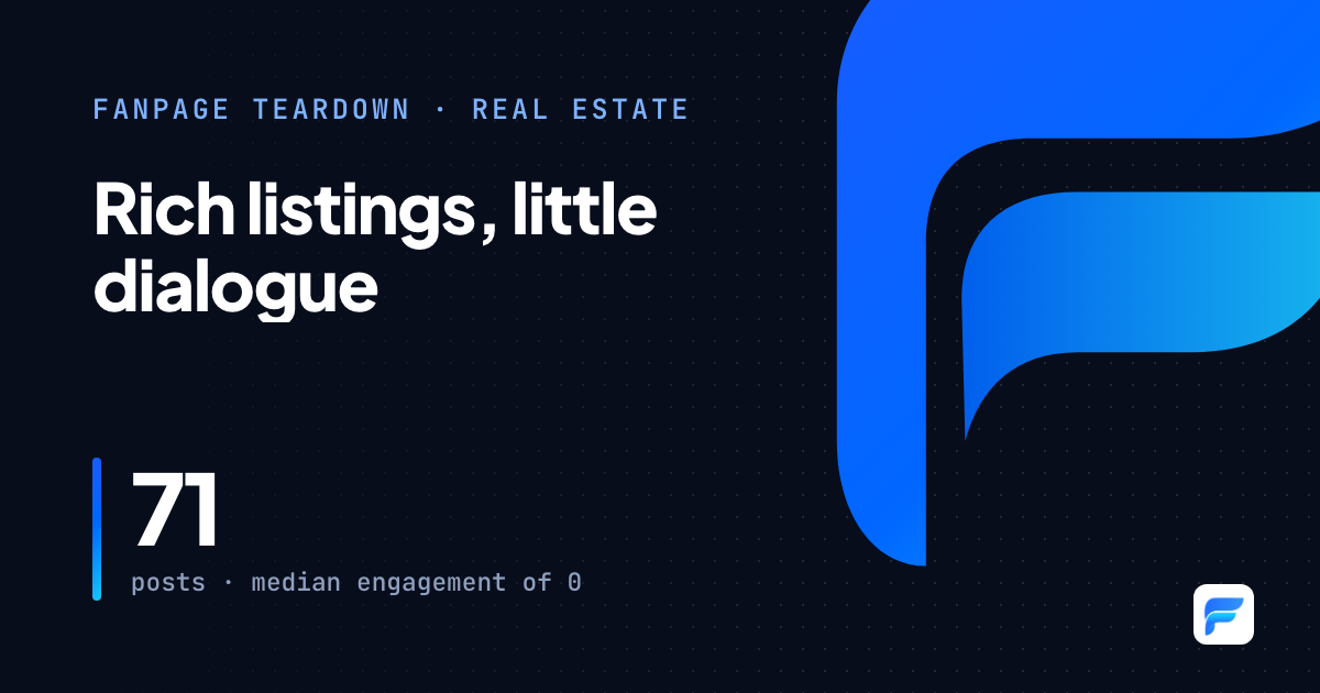 Palm City project page: detailed listings, little dialogue, and video as the way to engagement