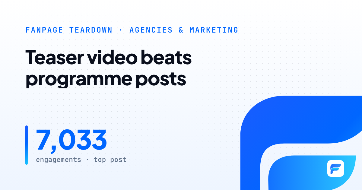 ACCESSTRADEVN: why a curiosity-driven teaser video beat every programme post